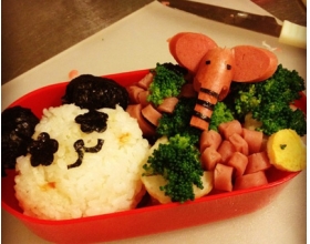 可爱动物便当 为宝宝入园“加餐”